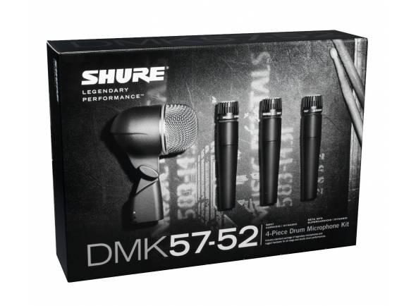Microfones para bateria/Conjunto de microfones para bateria Shure DMK57-52 4