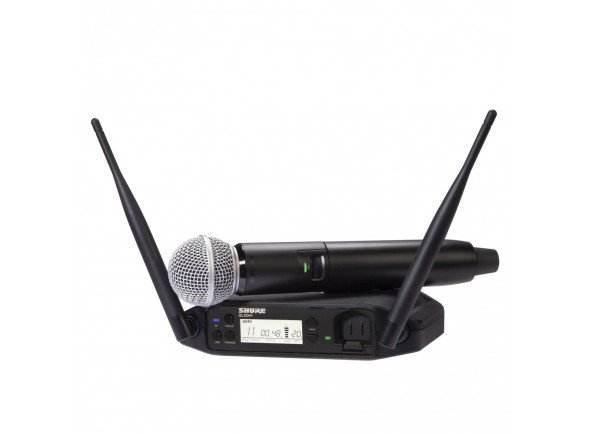 sistemas de microfones Sistema sem fios com microfone de mão Shure  GLXD24+/SM58