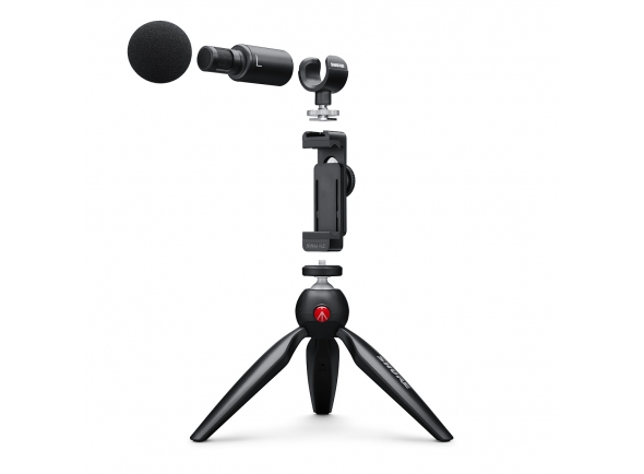 tripe shure  Kit de entrevista para iPhone/Acessórios para dispositivos mobile Shure MOTIV MV88+ Video Kit 