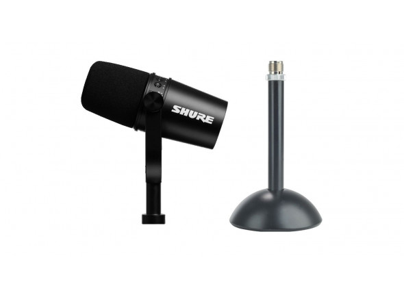 Shure MV7 Microfone USB Shure  MV7-K + Suporte Euromet 