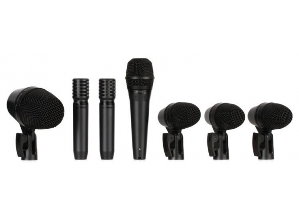 Conjunto de microfones para bateria Shure PGA Drumkit 7