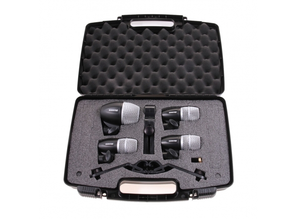 Conjunto de microfones para bateria Shure PGDMK4-XLR 4 microfones