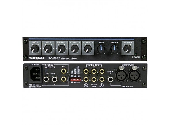 Mesa de Mistura Analógica/Mesa de Mistura Analógica Shure SCM262E Mesa de Mistura Analógica/Mesa de Mistura Analógica Shure SCM262E