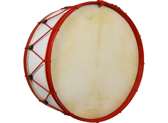 Bombo/Bombos Sond Bombo 80 cm vermelho/branco