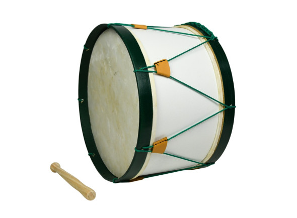 Bombo/Bombos Sond Bombo tradicional 38cm verde/branco