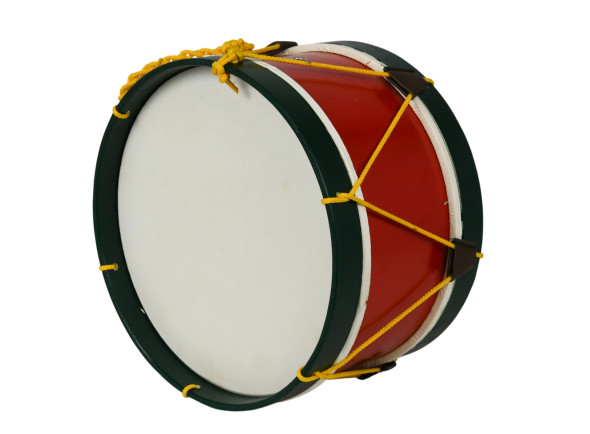 Bombo/Bombo Sond Bombo Tradicional Nº 2 Vermelho/Verde 30 cm