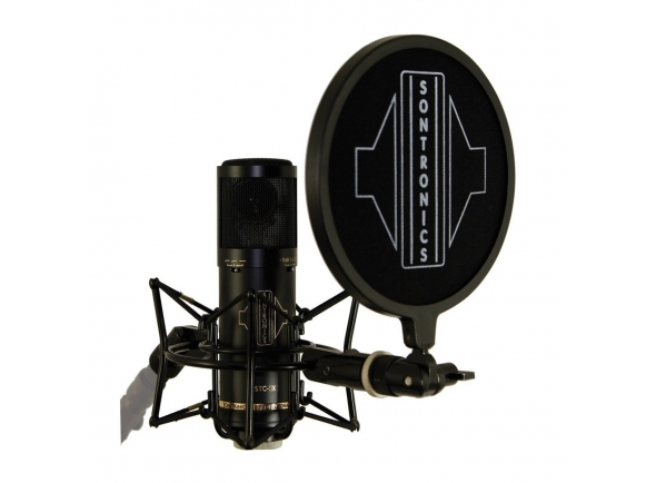 Microfone de membrana grande Sontronics STC-3X Pack black