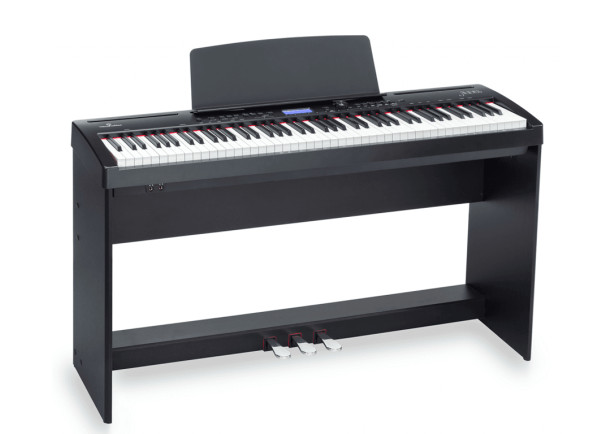 Pianos Digitais Portáteis  Piano digital completo AUDES Stand Bundle