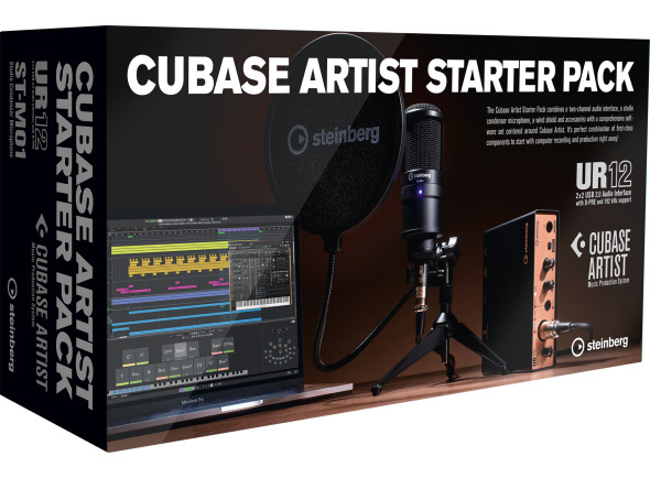 cubase Interface de Audio/Interface de Audio USB Steinberg  Cubase Artist Starter Pack