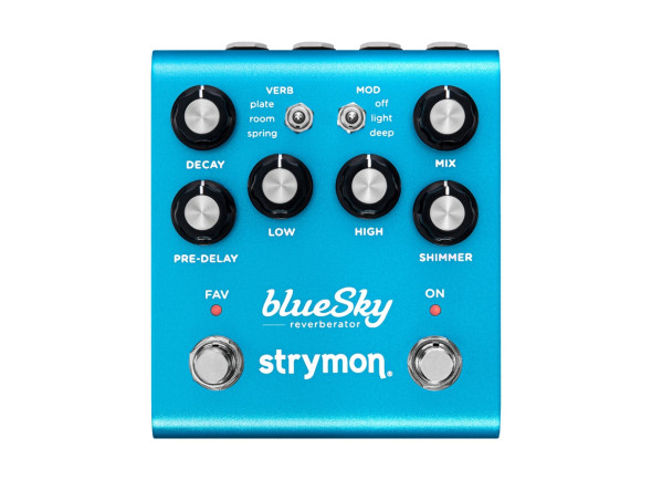 Pedais Strymon V2 Pedal de Reverb/Efectos de reverberación y salón Strymon Bluesky V2