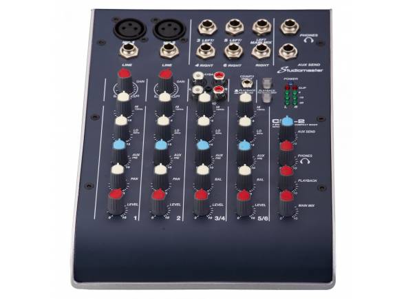 Mesa de Mistura Analógica Studiomaster C2S-2 Mesa de Mistura Analógica Studiomaster C2S-2