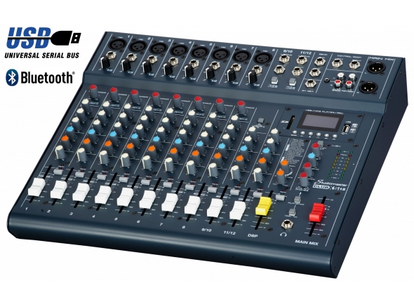 Studiomaster Mesas de Mistura para Rack Studiomaster Club XS 12 Rack Studiomaster Mesas de Mistura para Rack Studiomaster Club XS 12 Rack