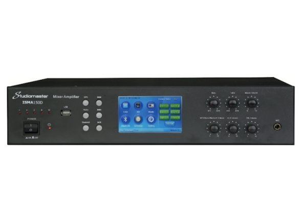 Studiomaster Amplificadores para Instalação/Amplificadores Studiomaster ISMA150D Studiomaster Amplificadores para Instalação/Amplificadores Studiomaster ISMA150D