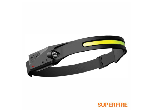 Lanterna/Plusieurs Lampe frontale Superfire 2W 340lm avec détecteur de mouvement HL65