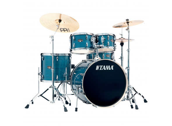 Baterias acústicas Tama Conjunto de bateria completo Tama Imperialstar IP52H6W-HLB Hairline Blue 22 Baterias acústicas Tama Conjunto de bateria completo Tama Imperialstar IP52H6W-HLB Hairline Blue 22