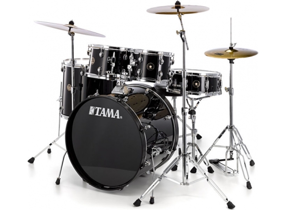 Baterias acústicas Tama Conjunto de bateria completo Tama Rhythm Mate Standard BK 22 Baterias acústicas Tama Conjunto de bateria completo Tama Rhythm Mate Standard BK 22