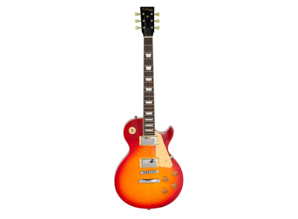 Guitarra elétrica single cut/Guitares à pan coupé simple Tanglewood NSP3HCB Heritage Cerise Sunburst