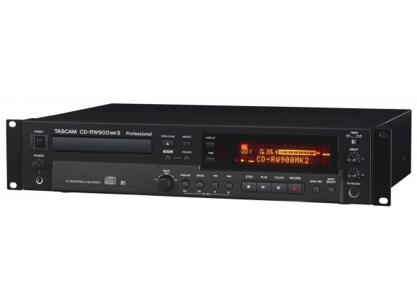  Gravador CD RW Profissional/Gravadores Digitais Tascam CD-RW 900 MK2 
