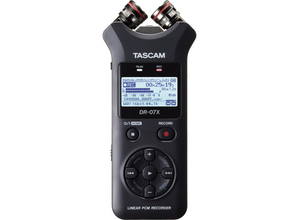 Gravador de áudio portátil e interface USB/Gravadores Portáteis Tascam DR-07X Gravador de Áudio Portátil