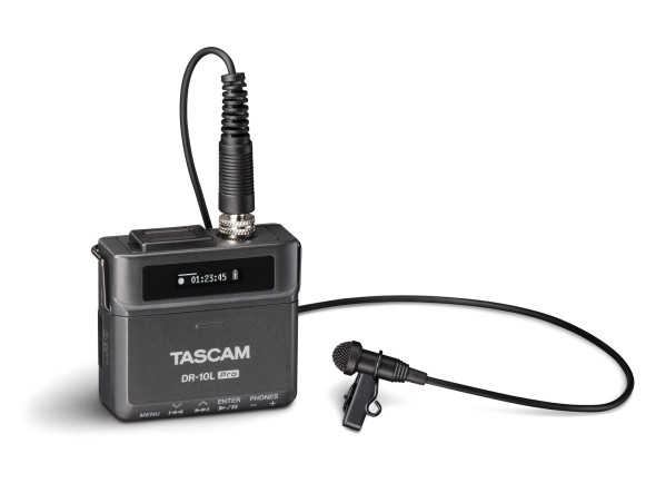 Gravador Digital /Gravadores Portáteis Tascam  DR-10 L Pro Gravador Digital com Microfone de Lapela
