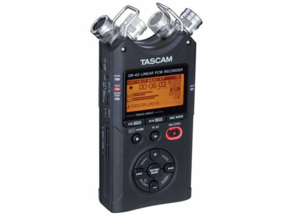 Gravadores Digitais Tascam DR-40 V2 Gravadores Digitais Tascam DR-40 V2
