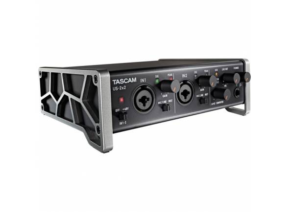 Tascam US-2X2
Tascam US-2x2, 2-Channel USB 2.0 Audiointerface, 24-bit / 96 kHz, 2x XLR- / TRS Combo-Entradas balanceadas com pré-amplificadores de microfone Ultra-HDDA (EIN: -125 dBu), entradas intercambiáveis entre linha / microfone / Hi-Z Instrument, + 48V Phantom Power, 2x Line-Out 1/4 TRS balanceado, Stereo Headphone-Out, E / S MIDI, Monitoramento direto, USB Bus-Powered, USB Audio Compliance 2.0 para iOS-Devices, Stand Alone Função, caixa de alumínio, para PC / MAC, incl. Sonar X3 LE e Ableton Live Lite 9, Dimensões: 186 × 65 × 160 mm (LxAxP), Peso: 1,1 kg
Tascam US-2X2
Tascam US-2x2, 2-Channel USB 2.0 Audiointerface, 24-bit / 96 kHz, 2x XLR- / TRS Combo-Entradas balanceadas com pré-amplificadores de microfone Ultra-HDDA (EIN: -125 dBu), entradas intercambiáveis entre linha / microfone / Hi-Z Instrument, + 48V Phantom Power, 2x Line-Out 1/4 TRS balanceado, Stereo Headphone-Out, E / S MIDI, Monitoramento direto, USB Bus-Powered, USB Audio Compliance 2.0 para iOS-Devices, Stand Alone Função, caixa de alumínio, para PC / MAC, incl. Sonar X3 LE e Ableton Live Lite 9, Dimensões: 186 × 65 × 160 mm (LxAxP), Peso: 1,1 kg