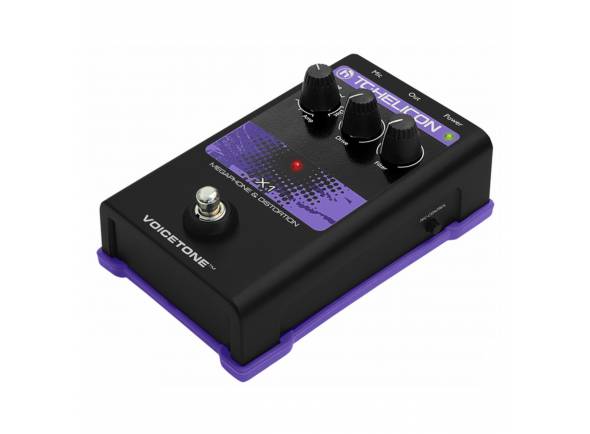 Processamento de sinal TC Helicon VoiceTone X1 Processamento de sinal TC Helicon VoiceTone X1