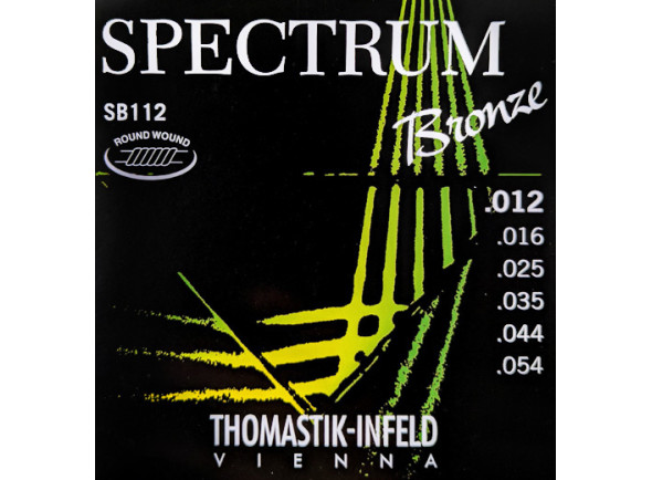 Jogo de Cordas para Guitarra Acústica /Jogo de cordas .012 Thomastik  SB112 Spectrum Bronze