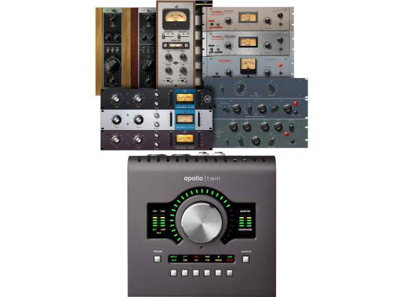 B-stock Interfaces de áudio Thunderbolt Universal Audio Apollo Twin MKII Duo Heritage B-Stock B-stock Interfaces de áudio Thunderbolt Universal Audio Apollo Twin MKII Duo Heritage B-Stock