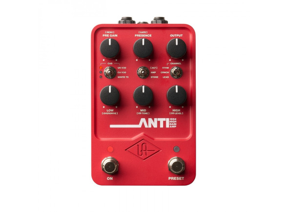  Pedal de efeito /Otros efectos de guitarra eléctrica Universal Audio  UAFX ANTI 1992 High Gain Amp