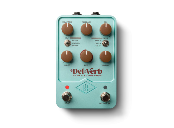 Outros efeitos para guitarra elétrica Universal Audio  UAFX Del-Verb Ambience Compan.