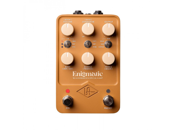 Emulação de amplificador e alto-falante estéreo/Outros efeitos para guitarra elétrica Universal Audio  UAFX Enigmatic '82 Overdrive B-Stock