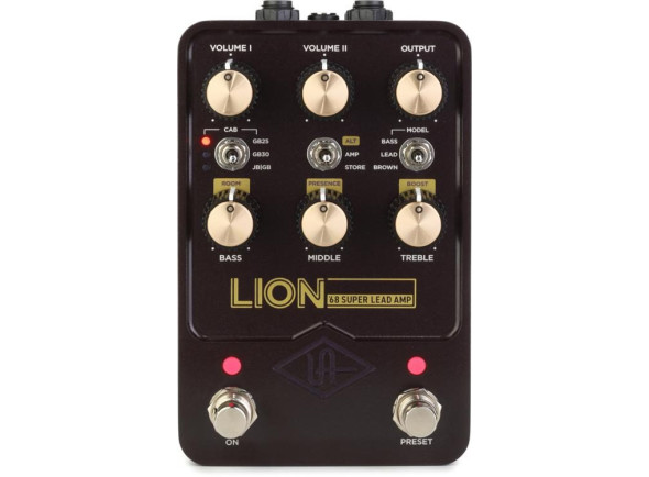 Outros efeitos para guitarra elétrica Universal Audio  UAFX Lion 68 Super Lead Amp