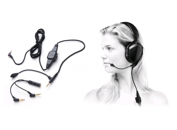 Acessórios para auscultadores/Outros acessórios para auscultadores <b>V-MODA BOOMPRO</b> Microfone para Auscultadores c/ Regulação Volume