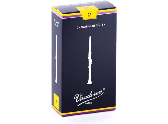 Palheta nº2/caña para clarinete Vandoren Classic Blue 2 Bb-Clarinet 