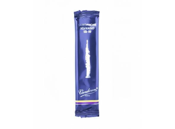 Palheta para saxofone soprano Vandoren Classic Blue 2 Soprano Sax 