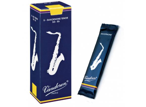 Palheta nº2/Palheta para saxofone tenor Vandoren Classic Blue 2 Si b Tenor Sax 