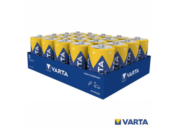 Pilha/Pilhas Varta  Pilha Alcalina LR20/D 1.5v 20x Industrial Pro