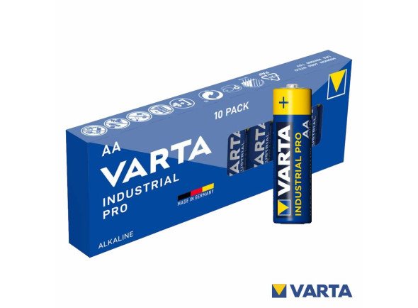 Pilha/Pilhas Varta  Pilha Alcalina LR6/AA 1.5V 10x Industrial Pro