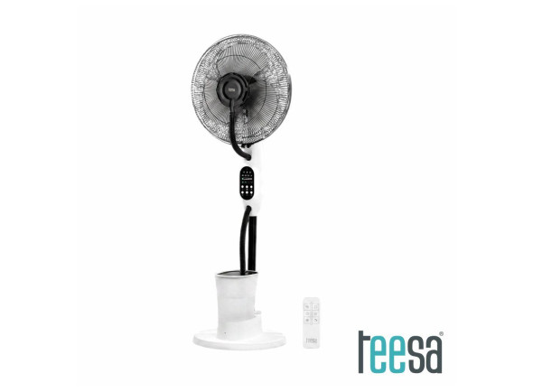 Ventoinha/Plusieurs Ventilateur sur pied Teesa avec nébuliseur 75 W Ø 43 cm