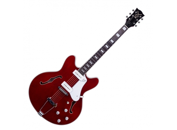 Guitarras formato Double Cut Vox  Bobcat V90, Red