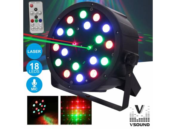 Projector LED/Projector LED PAR VSOUND VSPROJPL18LA Projector LED/Projector LED PAR VSOUND VSPROJPL18LA
