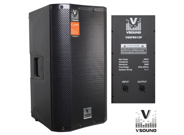Colunas Passivas/Altavoces Pasivos VSOUND VSSPRO12P