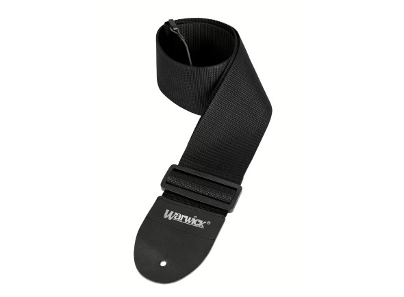  Correia de guitarra de nylon/Correia de nylon Warwick  Nylon Bass Strap Black