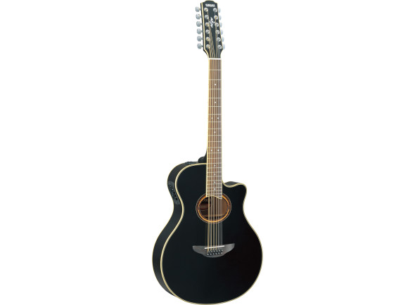 Guitarras Acusticas Yamaha Guitarras acústicas de 12 cordas Yamaha  APX700II12BL Black