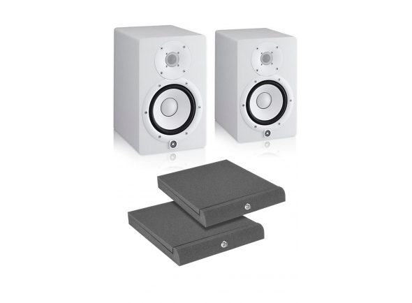 hs7 Monitores de estúdio activos Yamaha HS-7W Bundle 