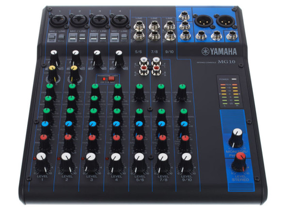 B-stock Mesa de mezclas analógica Yamaha MG-10 B-Stock B-stock Mesa de mezclas analógica Yamaha MG-10 B-Stock