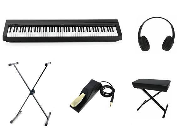 Piano Digital Yamaha P-45 B Mega Bundle Piano Digital Yamaha P-45 B Mega Bundle