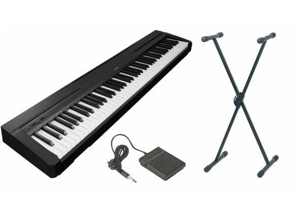 Pianos Digitais Portáteis Yamaha P-45 B Stand Bundle Pianos Digitais Portáteis Yamaha P-45 B Stand Bundle