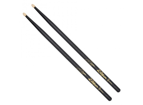 Baqueta 5A/Baqueta 5A Zildjian  Ltd Edition Z Custom 5A Black Chroma Drumsticks